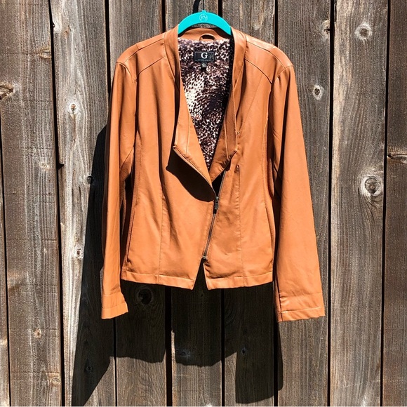 G by Giuliana moto jacket size large - Picture 1 of 15